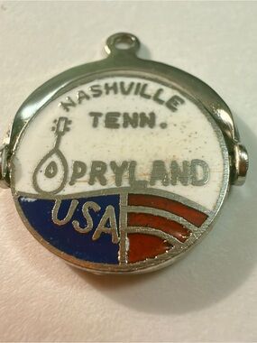 Opryland Nashville Tenn. USA Enamel Charm Pendant